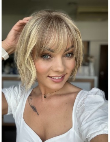 SELENE 8C-25 CM-TOPPER Z WŁOSÓW NATURALNYCH