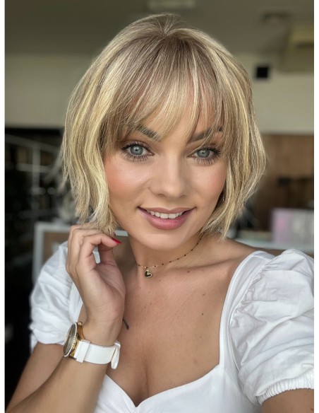 SELENE 8C-25 CM-TOPPER Z WŁOSÓW NATURALNYCH