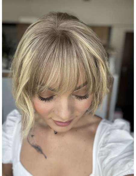 SELENE 8C-25 CM-TOPPER Z WŁOSÓW NATURALNYCH