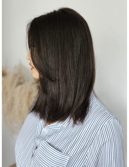 "JONI-35 1BGP" TOPPER Z WŁOSÓW NATURALNYCH Z GRZYWKĄ