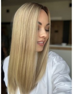 "ANIA  45-50 PREMIUM"-TOPPER Z WŁOSÓW NATURALNYCH 2