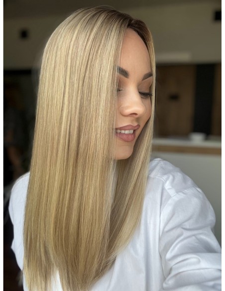 "ANIA  45-50 PREMIUM"-TOPPER Z WŁOSÓW NATURALNYCH