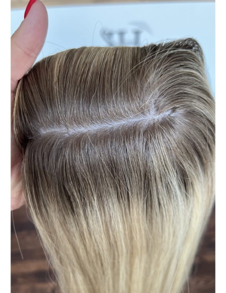 "ANIA  45-50 PREMIUM"-TOPPER Z WŁOSÓW NATURALNYCH