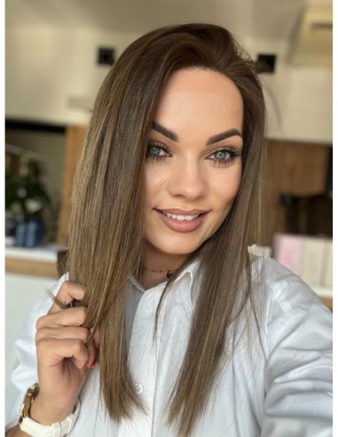 "Gabi 45- Peruka z włosów naturalnych  "S" PREMIUM