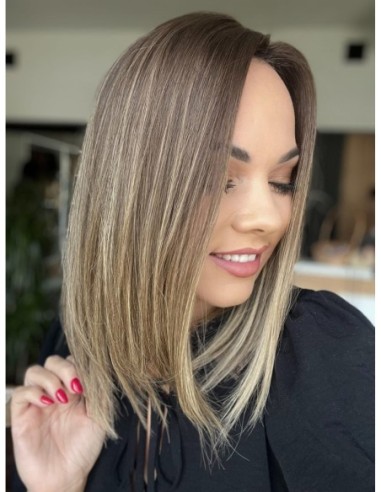 GABI 35 CM-TOPPER Z WŁOSÓW NATURALNYCH PREMIUM