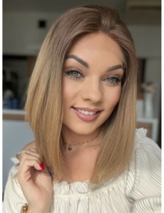 "NORA 612"- PERUKA Z WŁOSÓW NATURALNYCH "M"