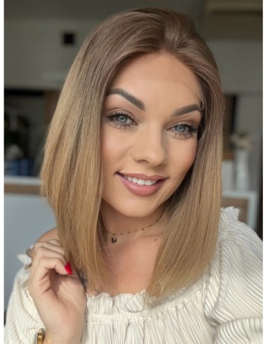 "NORA 612"- PERUKA Z WŁOSÓW NATURALNYCH "M"