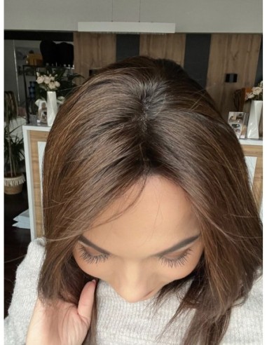 SELENE B10-45CM -TOPPER Z WŁOSÓW NATURALNYCH