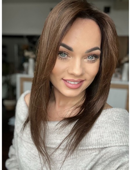 SELENE B10-45CM -TOPPER Z WŁOSÓW NATURALNYCH