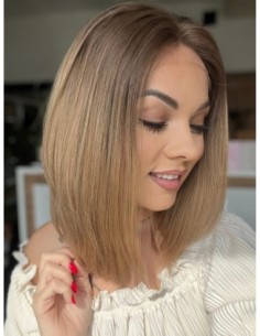 "NORA 612"- PERUKA Z WŁOSÓW NATURALNYCH "M" 2