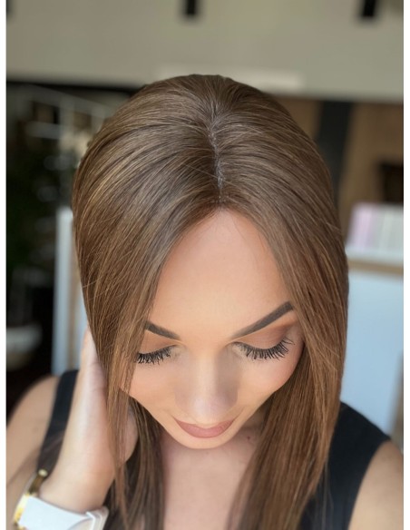 SELENE B10-45CM -TOPPER Z WŁOSÓW NATURALNYCH