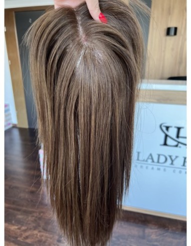 SELENE B10-45CM -TOPPER Z WŁOSÓW NATURALNYCH