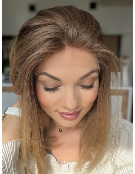 "NORA 612"- PERUKA Z WŁOSÓW NATURALNYCH "M"