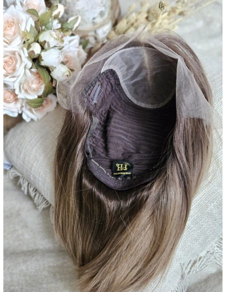 "NORA 612"- PERUKA Z WŁOSÓW NATURALNYCH "M"