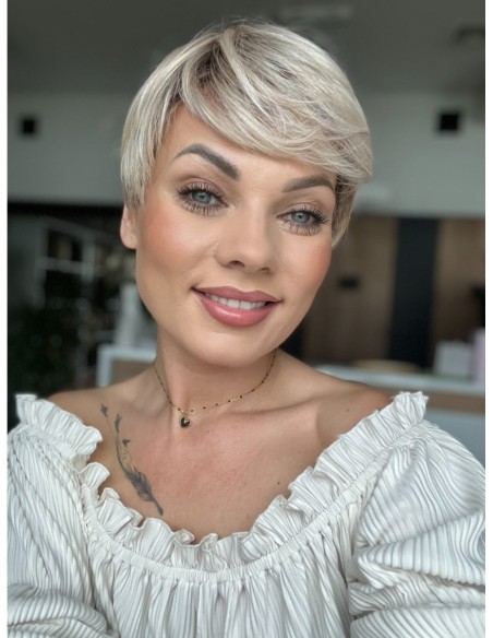 Mira Pearl Blond -Peruka z włosów syntetycznych NAH