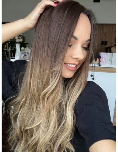 GABI 60 CM-TOPPER Z WŁOSÓW NATURALNYCH-PREMIUM