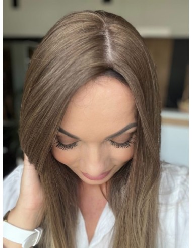 GABI 60 CM-TOPPER Z WŁOSÓW NATURALNYCH-PREMIUM