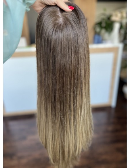 GABI 60 CM-TOPPER Z WŁOSÓW NATURALNYCH-PREMIUM