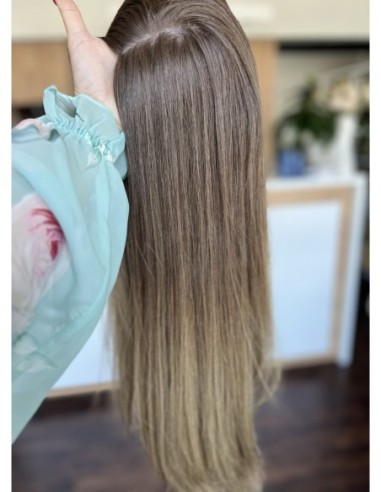 GABI 60 CM-TOPPER Z WŁOSÓW NATURALNYCH-PREMIUM