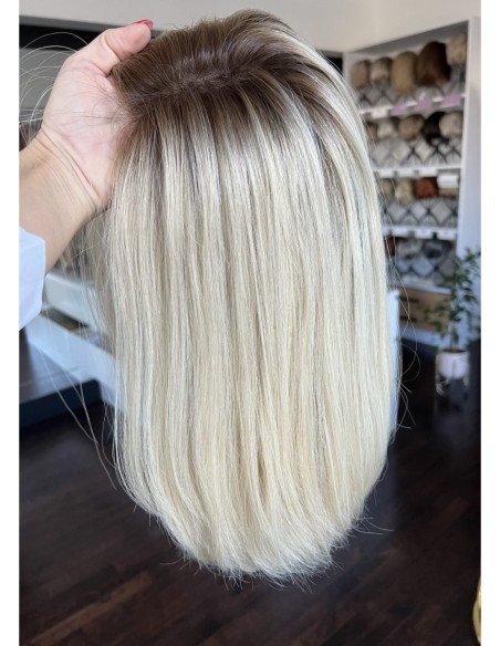 "NORA LI"- PERUKA Z WŁOSÓW NATURALNYCH  "M"