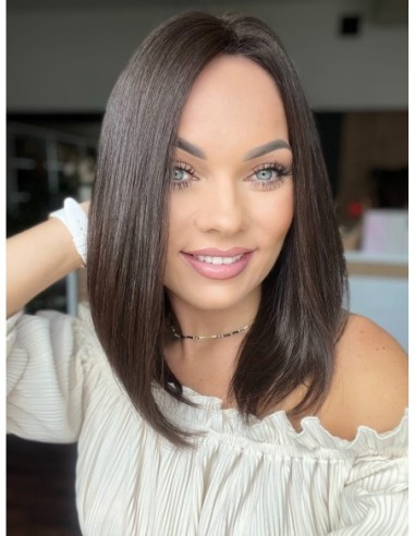 "NILA 35" TOPPER Z WŁOSÓW NATURALNYCH