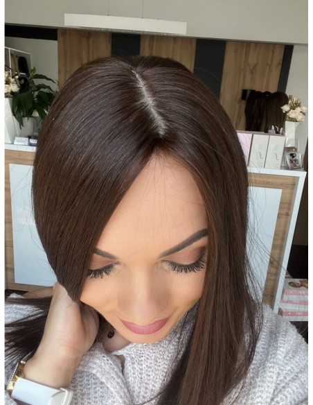 "NILA 35" TOPPER Z WŁOSÓW NATURALNYCH