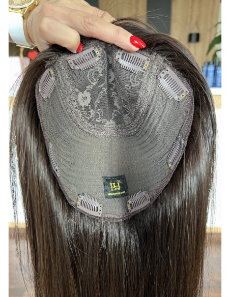 "NILA 35" TOPPER Z WŁOSÓW NATURALNYCH