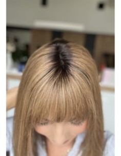 "JONI-35 KM ll Z GRZYWKĄ  " TOPPER Z WŁOSÓW NATURALNYCH 2