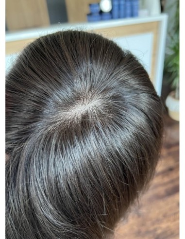 Ina 25cm silk top z grzywką -topper z włosów naturalnych