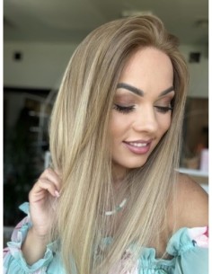 "BETI 45CM"- PERUKA Z WŁOSÓW NATURALNYCH "M"