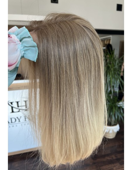 "BETI 45CM"- PERUKA Z WŁOSÓW NATURALNYCH "M"