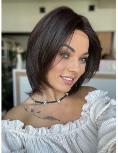 Idalia K2-Krótka peruka z włosów naturalnych  S/M