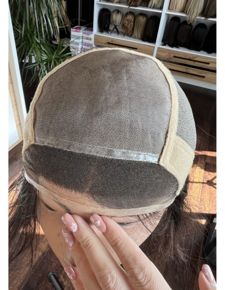 Idalia K2-Krótka peruka z włosów naturalnych  S/M