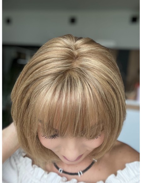 Idalia RT-Krótka peruka z włosów naturalnych  S/M