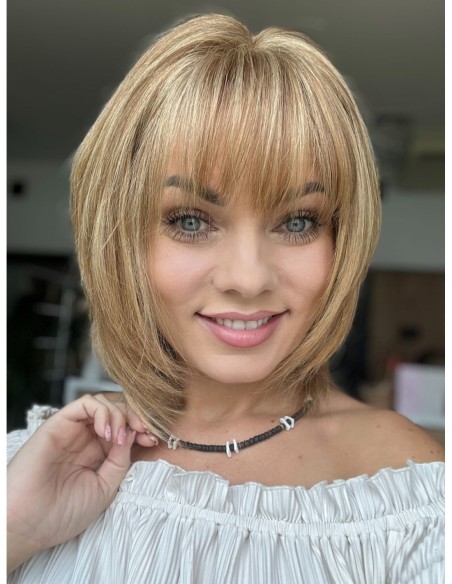 Idalia RT-Krótka peruka z włosów naturalnych  S/M