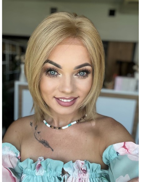 Idalia LR-Krótka Peruka z włosów naturalnych  S/M