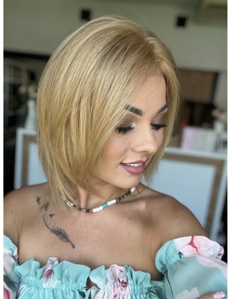 Idalia LR-Krótka Peruka z włosów naturalnych  S/M