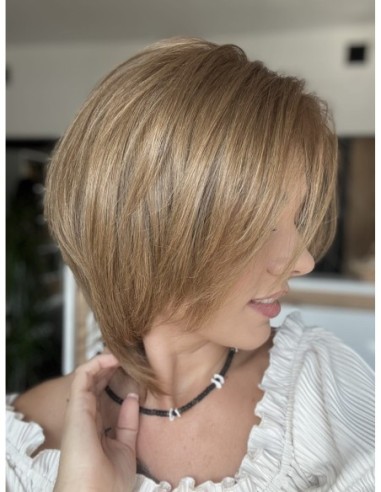 Idalia AN-Krótka peruka z włosów naturalnych  S/M