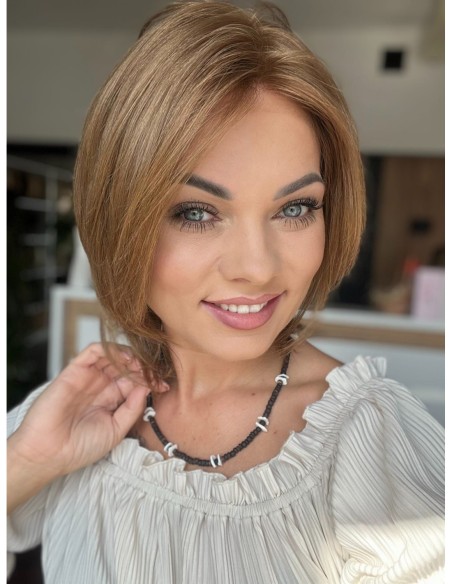 Idalia AN-Krótka peruka z włosów naturalnych  S/M