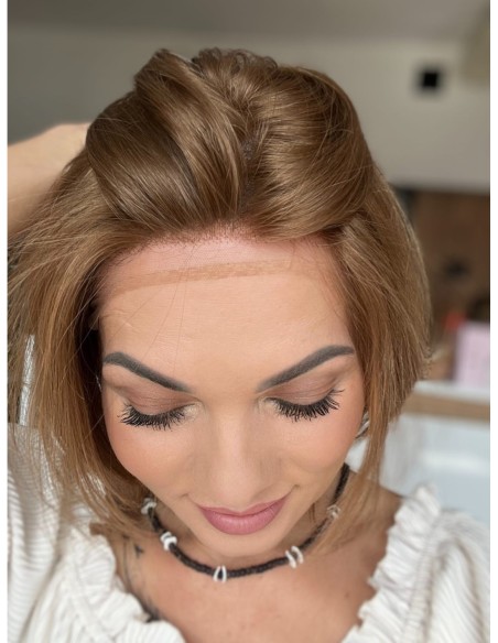 Idalia AN-Krótka peruka z włosów naturalnych  S/M