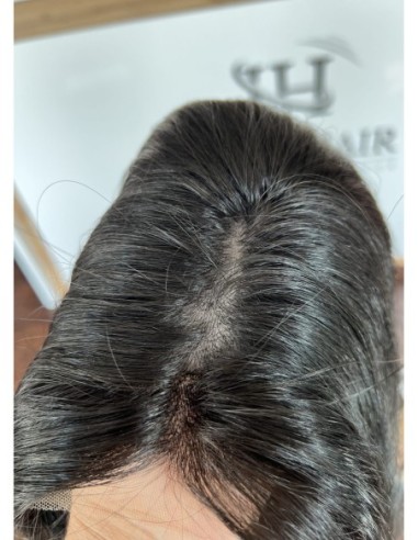 "INA 50" PERUKA MEDYCZNA Z WŁOSÓW NATURALNYCH "M"