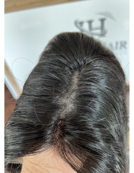 "INA 50" PERUKA MEDYCZNA Z WŁOSÓW NATURALNYCH "M"