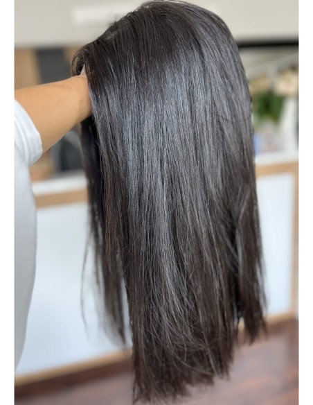 "INA 50" PERUKA MEDYCZNA Z WŁOSÓW NATURALNYCH "M"