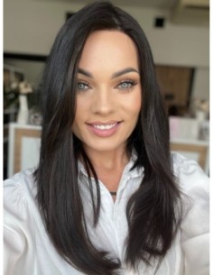 INA MS 45 CM"M"-PERUKA Z WŁOSÓW NATURALNYCH