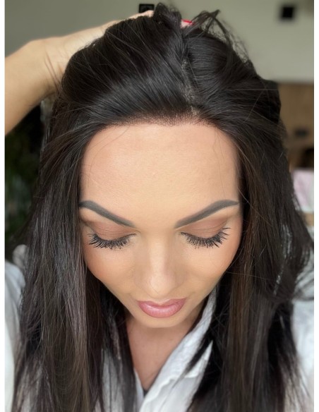 INA MS 45 CM"M"-PERUKA Z WŁOSÓW NATURALNYCH