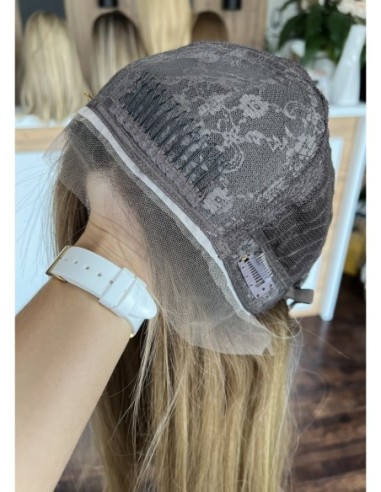 "KAROLA 50- Peruka z włosów naturalnych  "S" PREMIUM -Mikroskóra