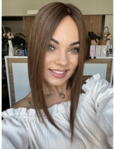 "Lio BR"- Mini topper z włosów naturalnych 35cm