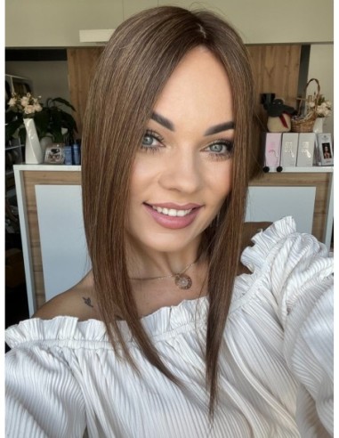 "Lio BR"- Mini topper z włosów naturalnych 35cm