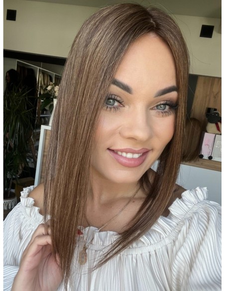 "Lio BR"- Mini topper z włosów naturalnych 35cm