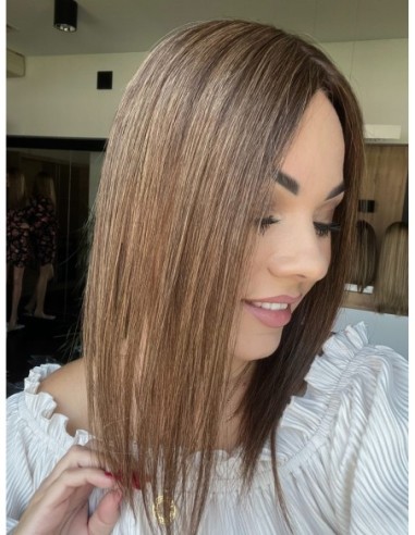 "Lio BR"- Mini topper z włosów naturalnych 35cm